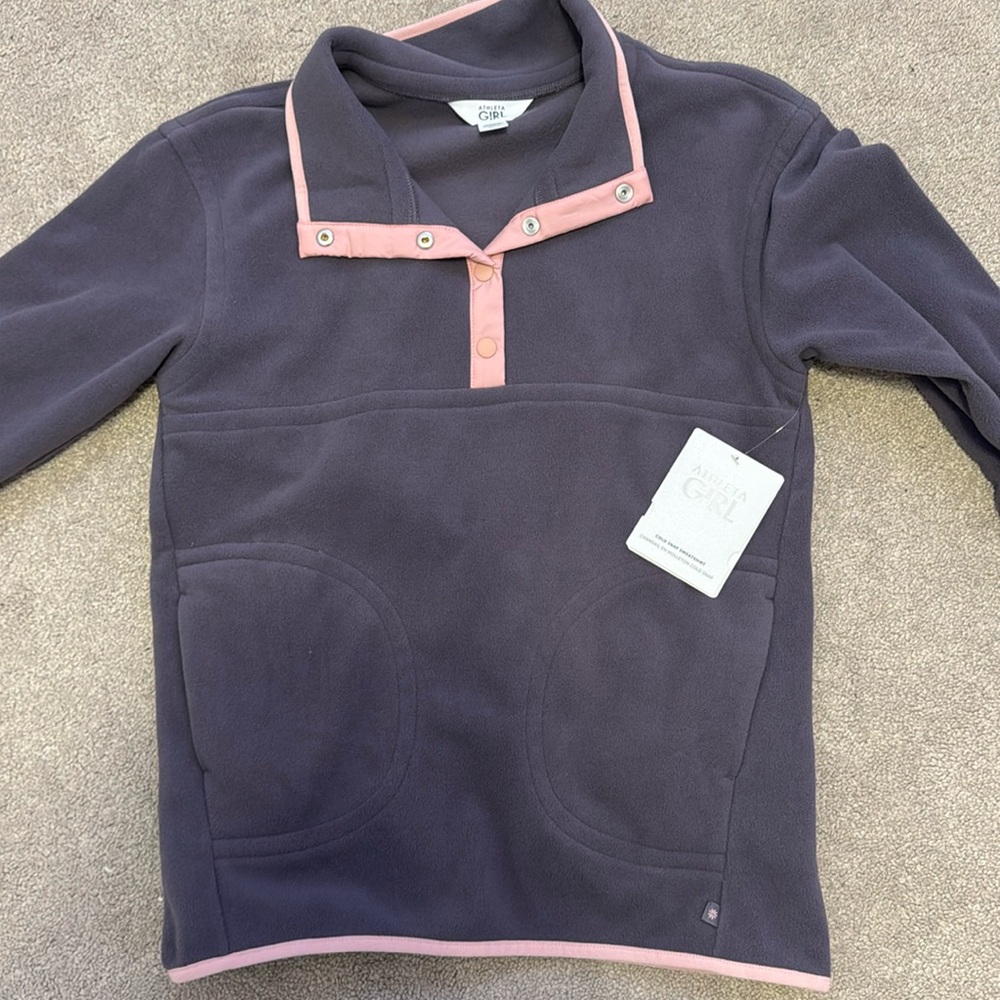 Athleta girls fleece pullover